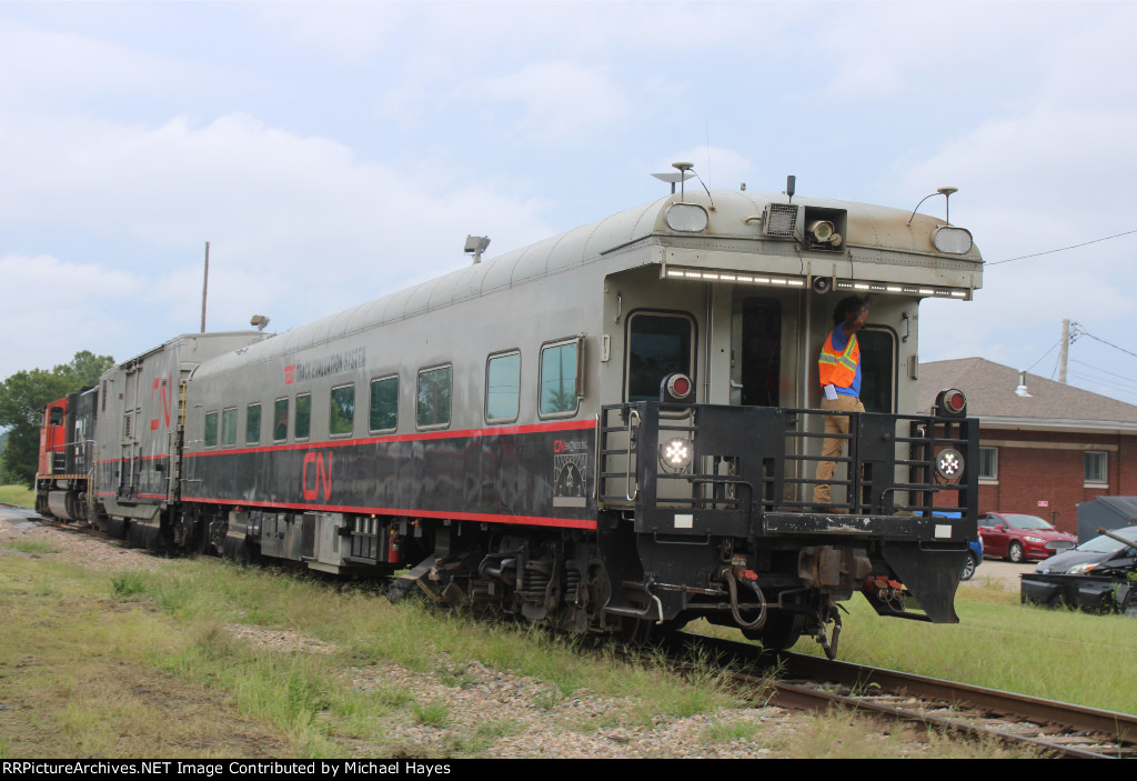 CN Track Inspection Train in Belleville IL